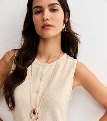 Cream Textured Soft Touch Button Front Waistcoat