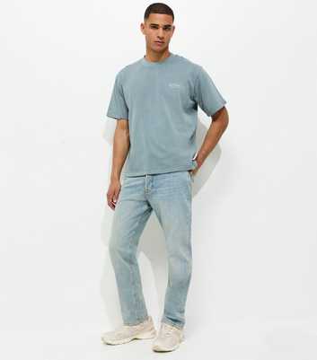 Jack & Jones Light Blue Wash Straight Leg Jeans