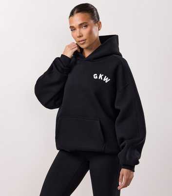 Gym King Women's Black Inspire Oversized Hoodie