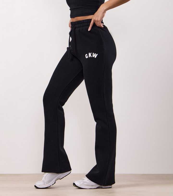 Gym King Black Inspire Flared Jogger