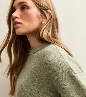 Light Khaki Heavyweight Chunky Oversized Jumper