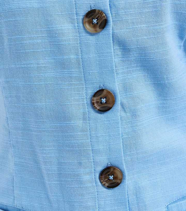 princess polly baby blue dress Long Sleeve Button Dress Blue