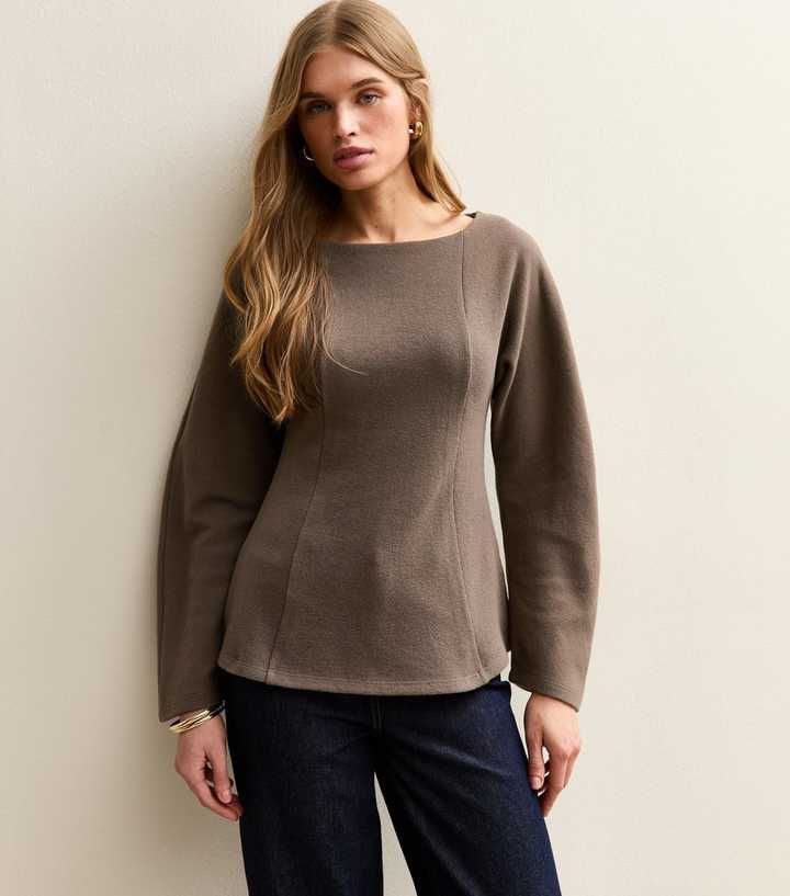 Mink Soft Touch Fitted Waist Top