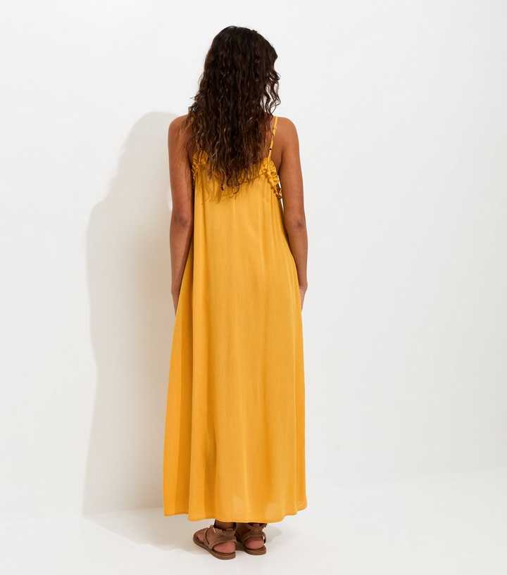 bright yellow dress Bright Yellow Single Shoulder Sparkly Prom Dresses with Slit Sheath Formal Dress Party Dress ARD2903