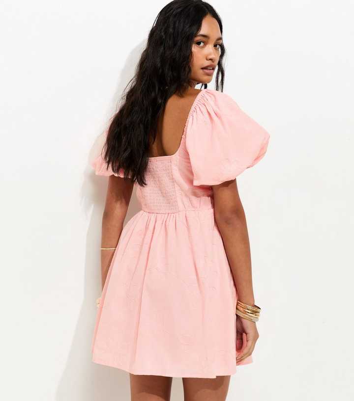 strapless open back dress SuperBloom Mini Dress - Light Pink