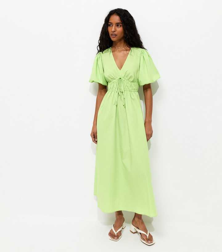 slim fit dress slacks Current Air Women's Surplice Bodice Midi Dress Forest Green / M