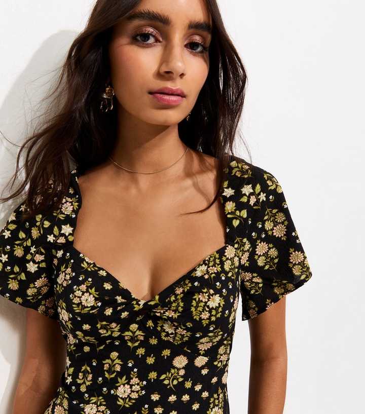 black cut out heart dress Black Heart Cut Out Mini Dress – John Zack
