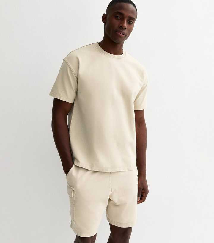 Stone Short Sleeve Oversized Washed T-Shirt
