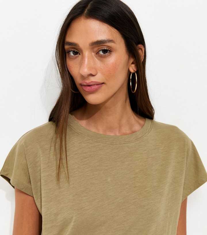 Green Grown On Sleeve T-Shirt