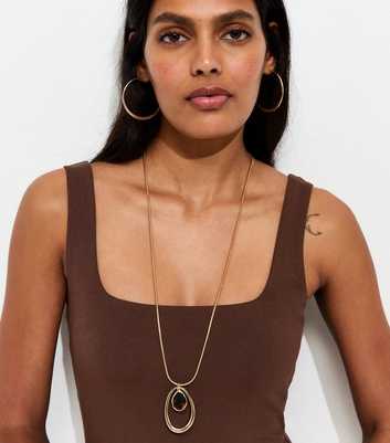 Dark Brown Square Neck Vest