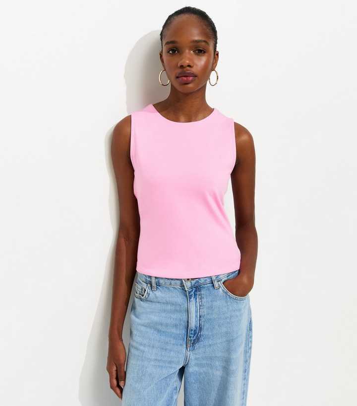strapless open back dress From The Archives Lexi Tank Pink main image 1