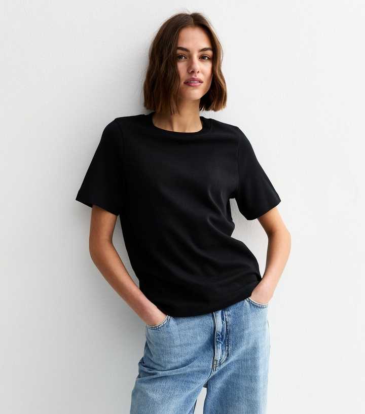 Premium Black Heavyweight Cotton T-Shirt