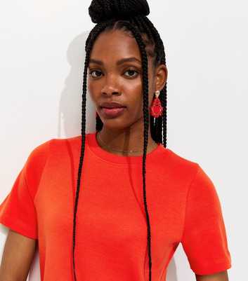 Premium Bright Orange Heavyweight Cotton T-Shirt