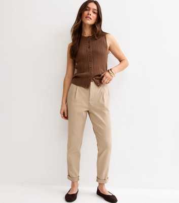 Petite Stone Chino Trousers
