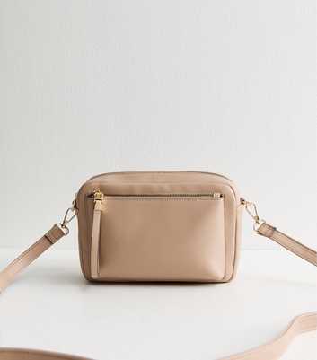 Mink Faux Leather Crossbody Bag