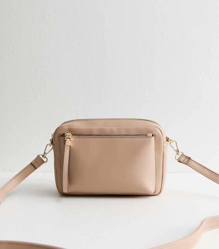 Mink Faux Leather Crossbody Bag