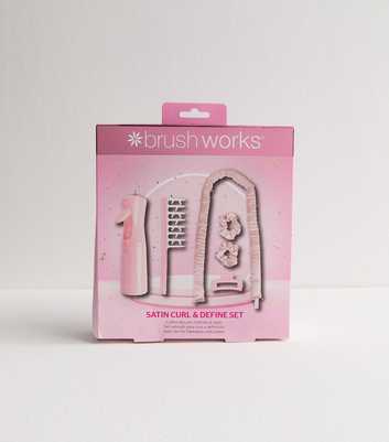 Brushworks Pink Satin Curl and Define Set