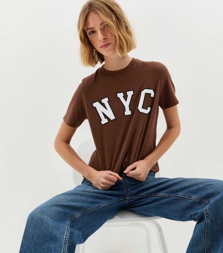 Dark Brown NYC Regular T-Shirt