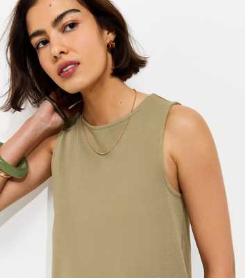 Premium Light Green Jersey Tank Top