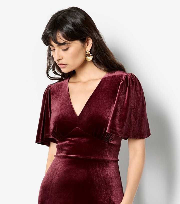 apricot burgundy dress Burgundy Apricot kaftan Dress XXL / Burgundy