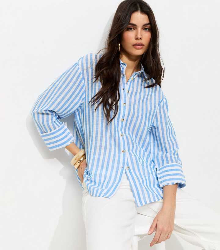 Blue Stripe Long Sleeve Shirt