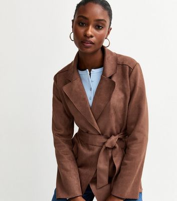 ECO SUEDE BELTED JACKET 【公式通販】