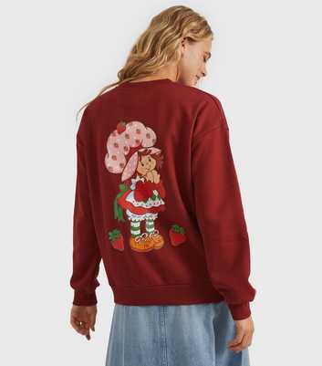 Custard Clothing Red Strawberry Shortcake Sweatshirt