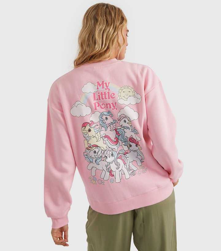 Custard Clothing Light Pink My Little Pony Logo Sweatshirt