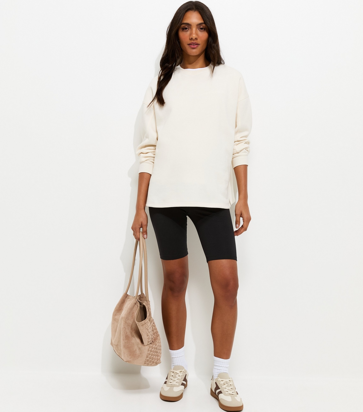 Women's Maternity Black Cycling Shorts New Look