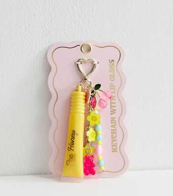 Yellow Honey Lip Balm Key Chain