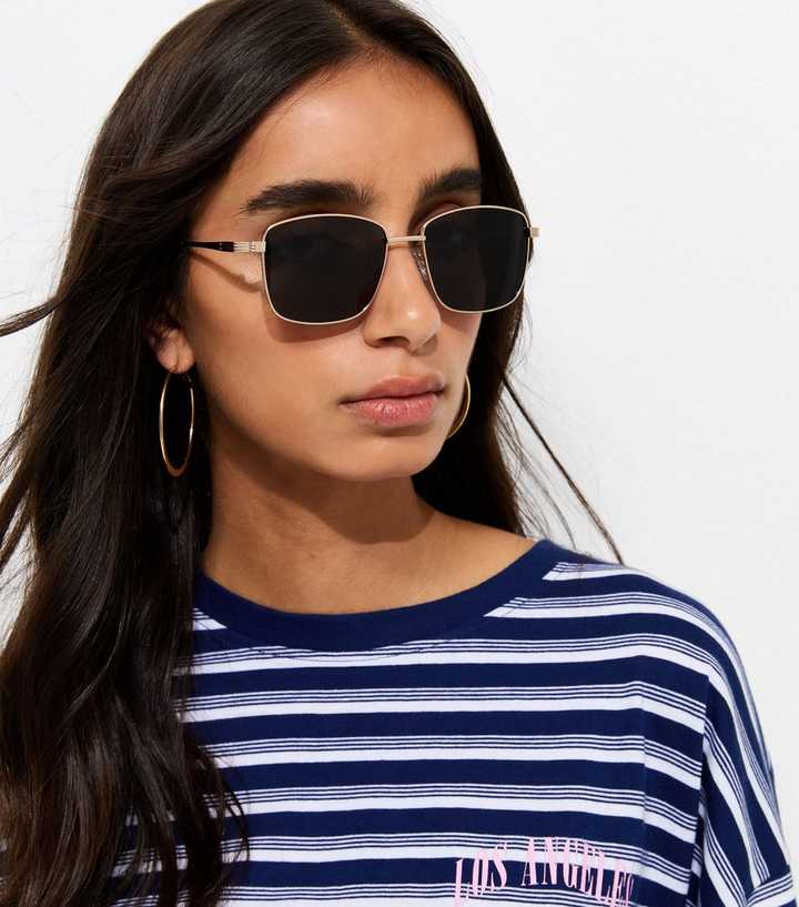 Black Square Frame Sunglasses