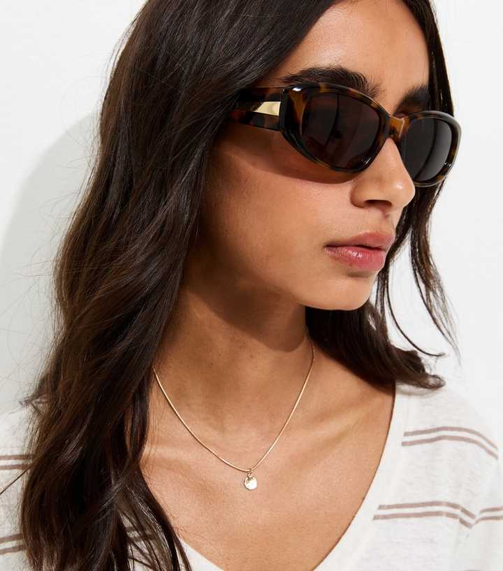 Brown Tortoiseshell Chunky Rectangular Sunglasses