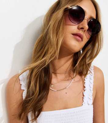 Black Round Sunglasses