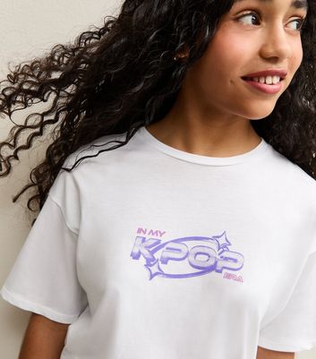 Girls White In My K-Pop Era T-Shirt