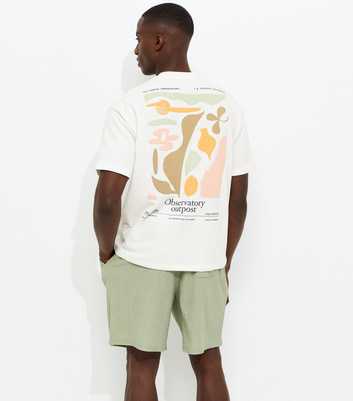 Off White Oversized Observatory Print T-Shirt