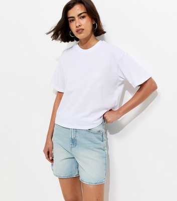 Light Blue Denim Shorts