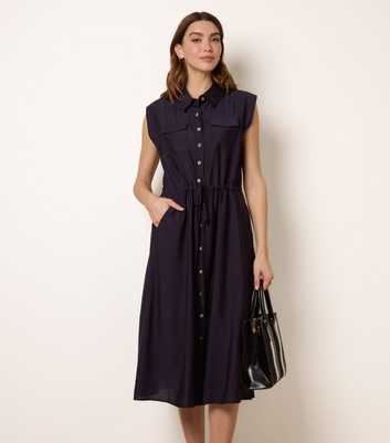 Blue Vanilla Navy Utility Dress