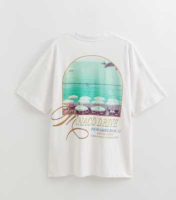 Jack & Jones White Cotton Monaco Drive Print T-Shirt
