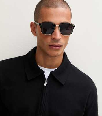 Black Retro Sunglasses