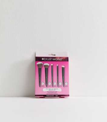 Brushworks Pack of 5 Travel Makeup Brushes