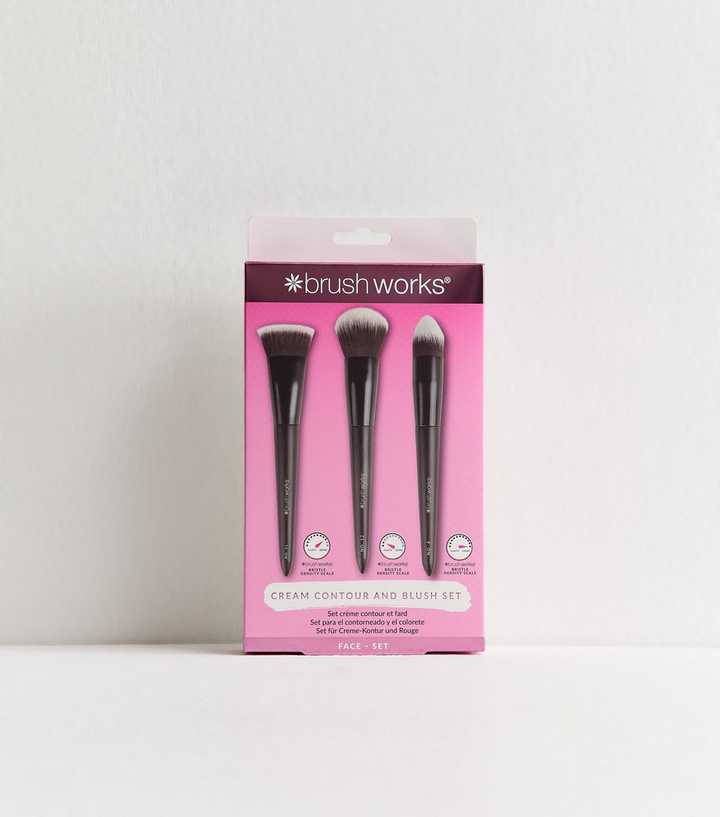 Brushworks Pack of 3 Contour and Blush Brushes