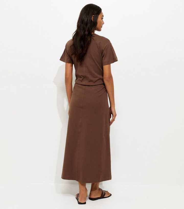 dark brown maternity dress The Sidekick Black Maternity Column Dress – Ingrid & Isabel