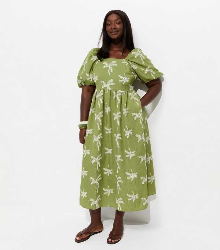 blue and green maxi dress Youth Lounge Dress - Green Stripe main image 1
