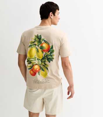 Only & Sons Off White Slogan Print Relaxed T-Shirt