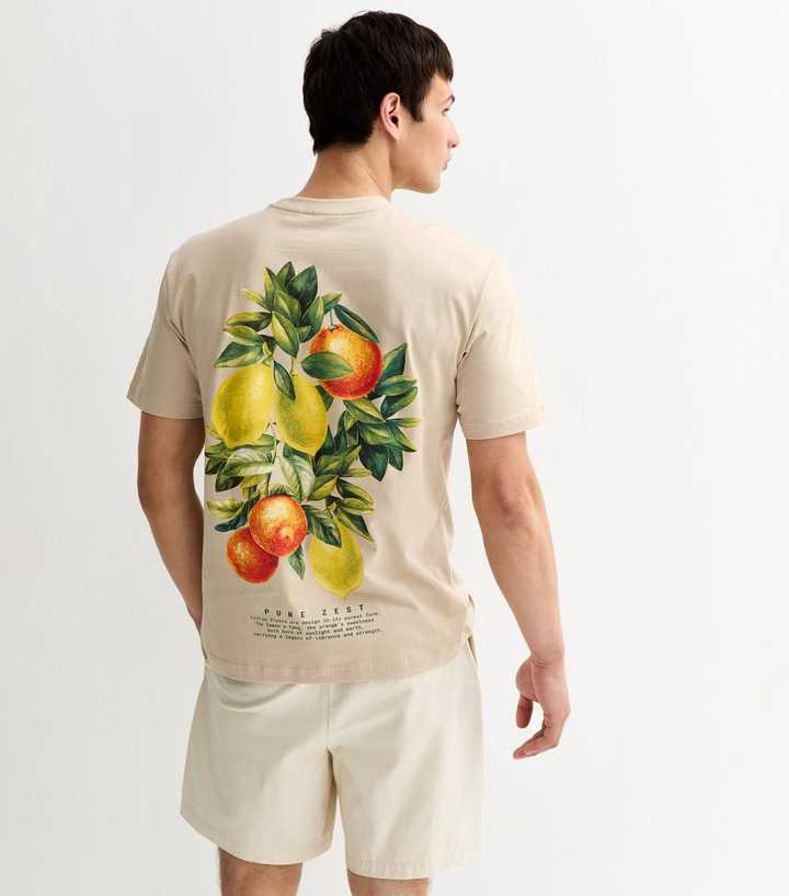 Only & Sons Off White Slogan Print Relaxed T-Shirt