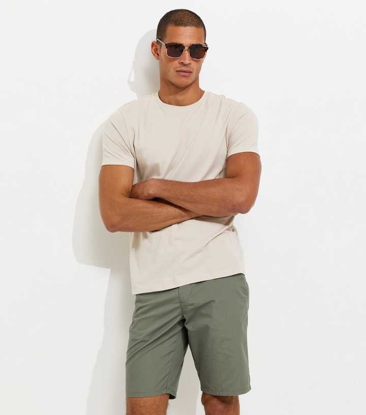 Only & Sons Dark Green Chino Shorts