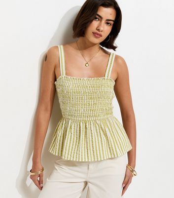 green-cotton-striped-
