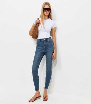 Vintage Tint Blue Hallie Disco Skinny Leg Jeans