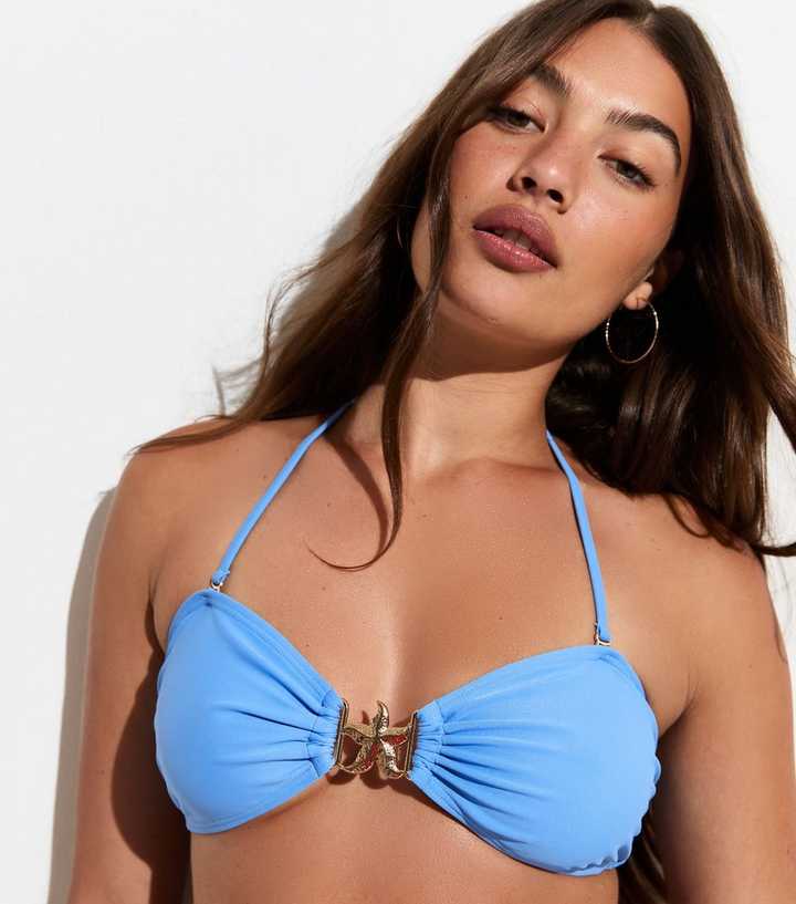 Light Blue Starfish Bandeau Bikini iTop