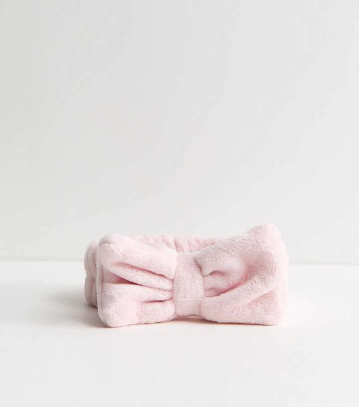 Pink Bow Front Beauty Headband